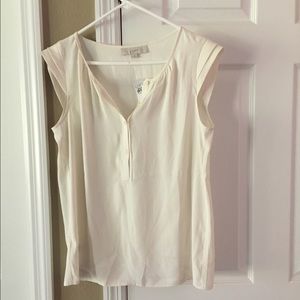 Loft off white blouse