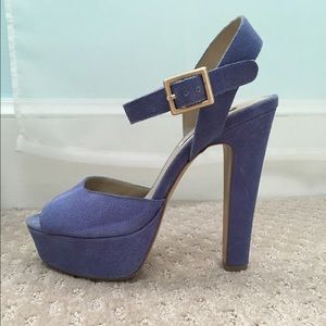 Steve Madden Periwinkle/Blue Pumps