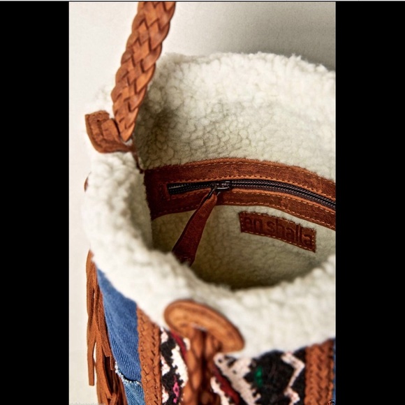 Anthropologie  Embellished Bucket / Crossbody Bag - Picture 4 of 4