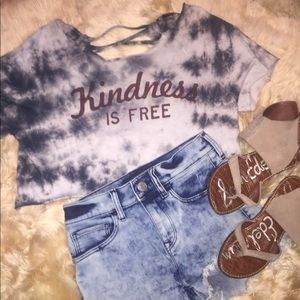 Tie dye crop top ✌🏻️✌🏻