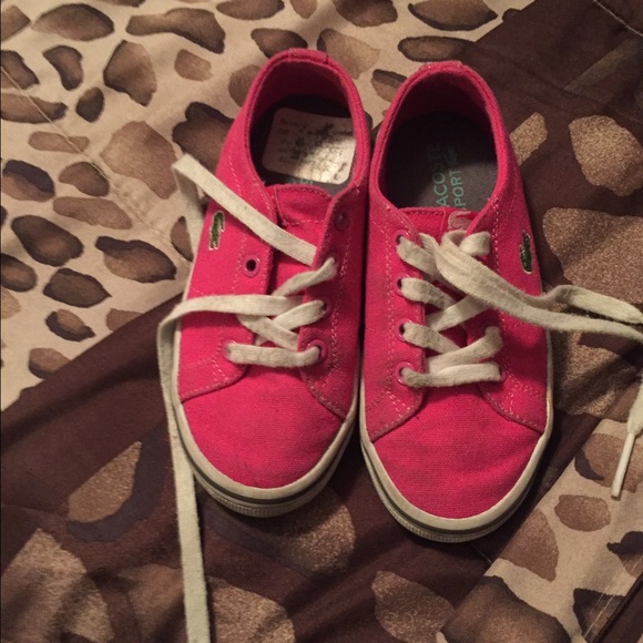 Little girls Lacoste shoes