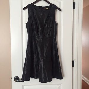 Eva Franco vegan leather dress