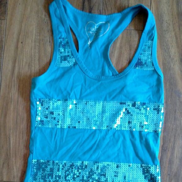 Turquoise top