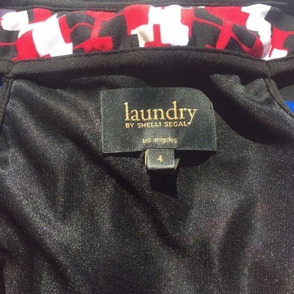 Laundry by Shelli Segal Mixed Print Jersey Dress 4 - Picture 4 of 4