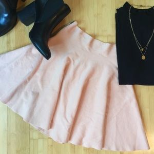 Rehab baby pink skater skirt
