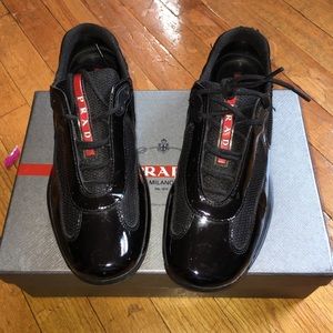 Patent leather Prada Sneakers!