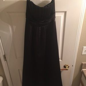 David's bridal strapless dress. Size2 floor length