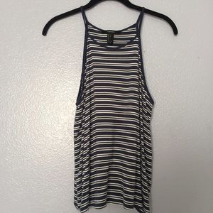 Striped Trapeze top