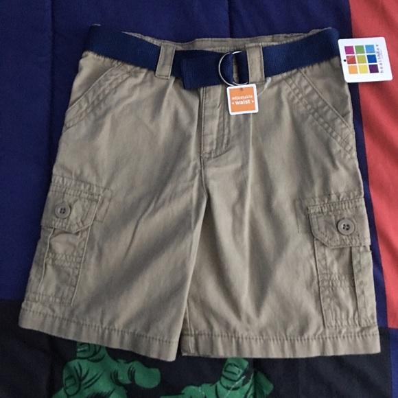 Khaki Cargo Shorts