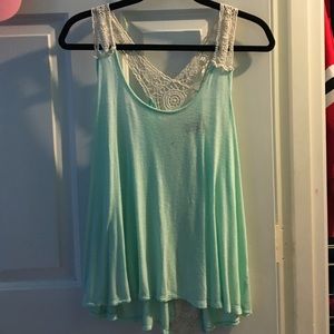 Teal tanktop
