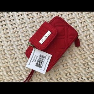 Vera Bradley cell phone wristlet (tango red) Vera Bradley cell phone wristlet (tango red)