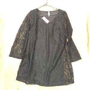 Brand new black eyelet dress!