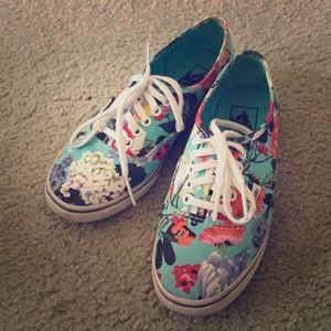 Cute Floral Vans