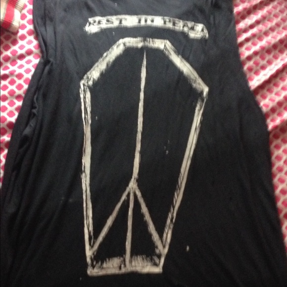 Unif rest in peace tank sz medium