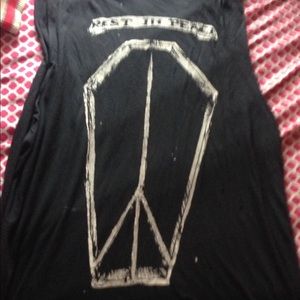 Unif rest in peace tank sz medium