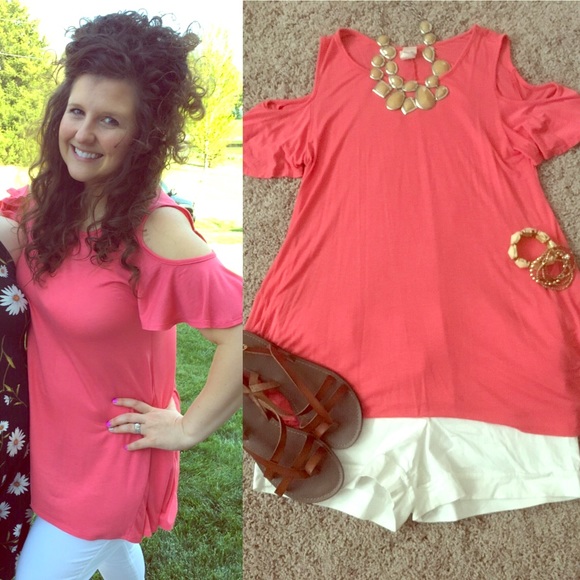 Open shoulder tunic