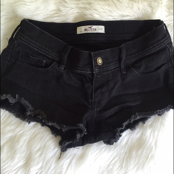 Black Cutoff Shorts