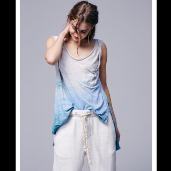 LAST1! FREE PEOPLE tie dye top - Picture 3 of 4