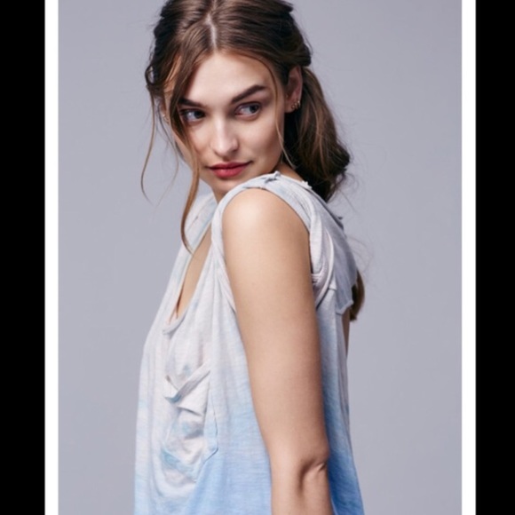 LAST1! FREE PEOPLE tie dye top - Picture 4 of 4