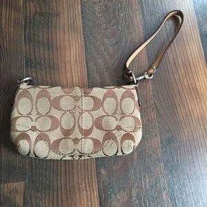 Gently used Coach wristlet