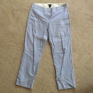 Jcrew seersucker pants (size 2/4)