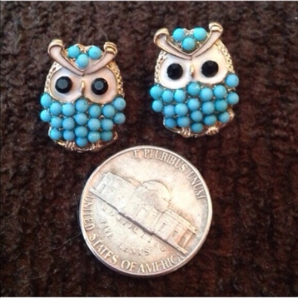(G2) Owl Earrings - Picture 2 of 4