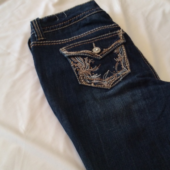 Medium wash denim jeans