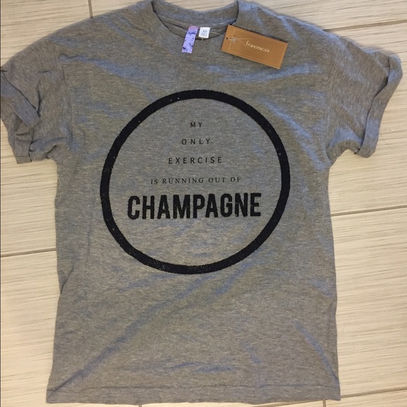 Champagne graphic tee