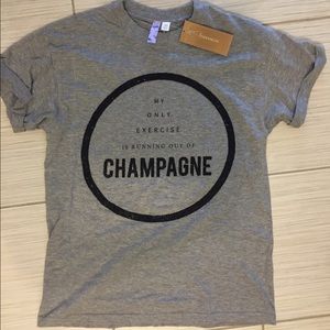 Champagne graphic tee