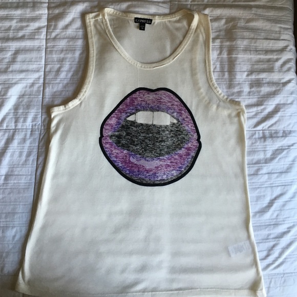 🚫SOLD🚫 Express Graphic Tank Top