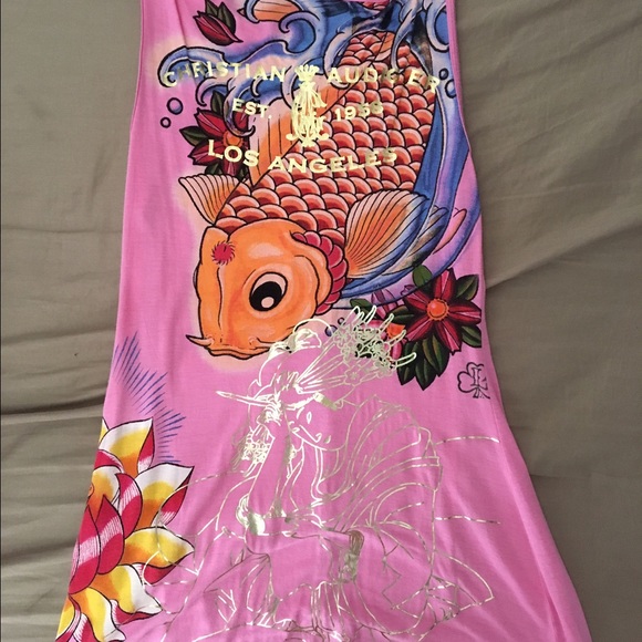 Christian Audigier Pink Shirt