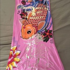 Christian Audigier Pink Shirt