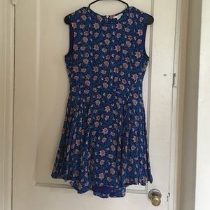 H & M printed flowy skater dress