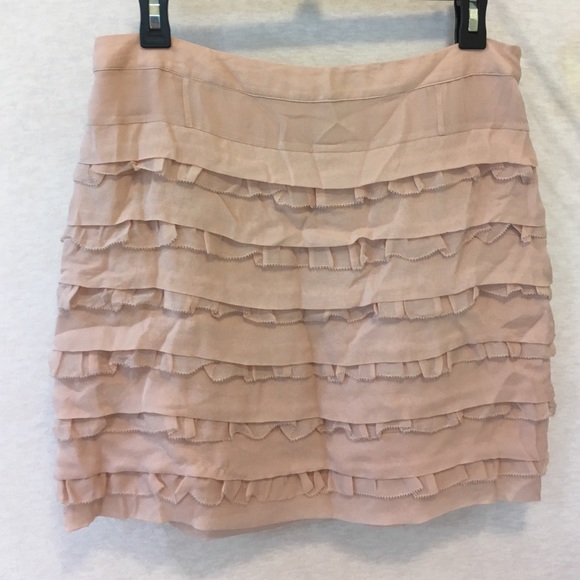 Diane von Furstenberg Pink Silk Miniskirt