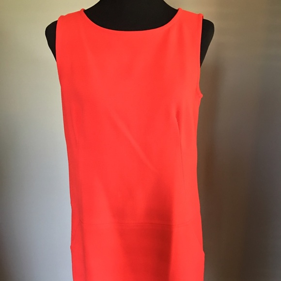 Beautiful RED Ann Taylor - drop waist shift dress