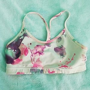Lululemon blurred blossom bra