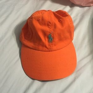 Orange and Blue Polo Hat