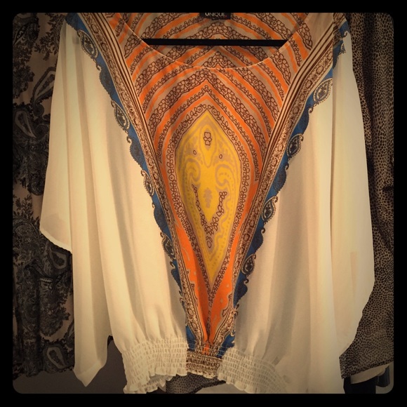 Beautiful summer sheer top