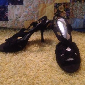 3 Inch strappy heels.