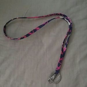 Vera Bradley Katalina Pink lanyard