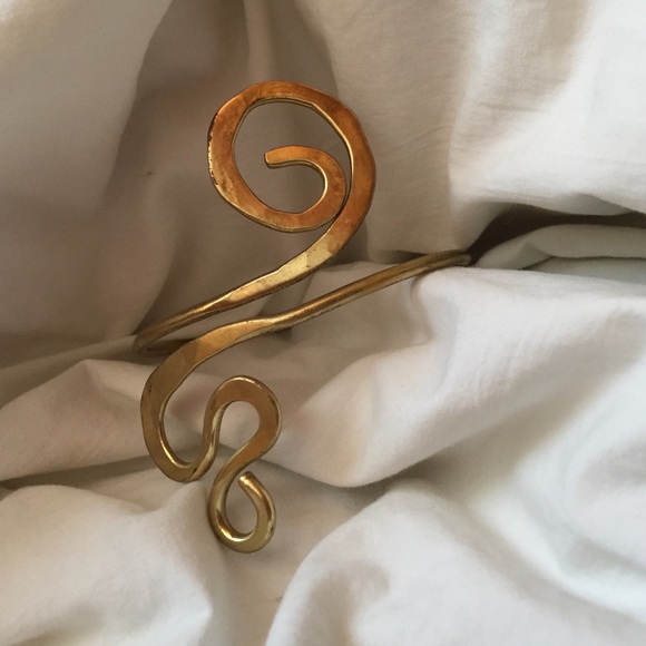 Vintage brass arm band
