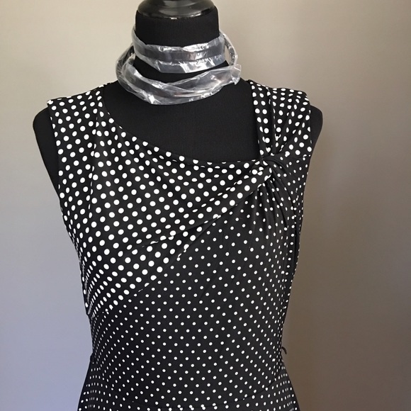 WHBM dress with shoulder detail - diagonal cut