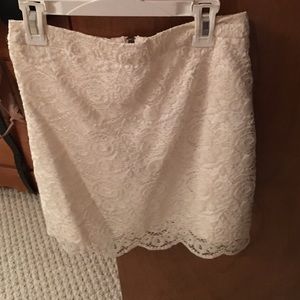 White Lace Skirt