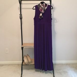 Coldwater Creek Purple Maxi Dress