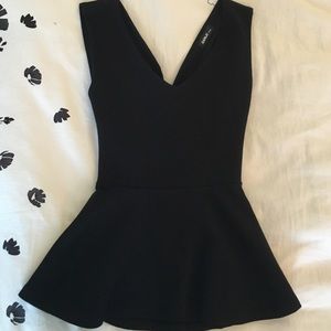 Black tulip top