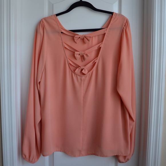 Forever 21 Plus Bow Blouse