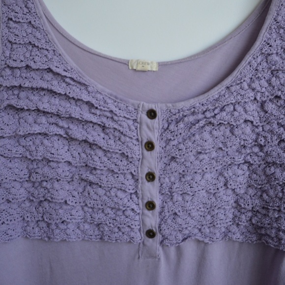 J. Crew Ruffle Lace Tank