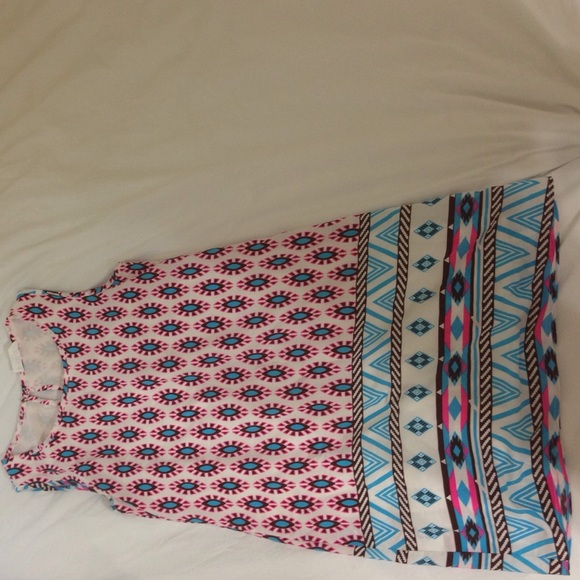 Francesca's patterned dress