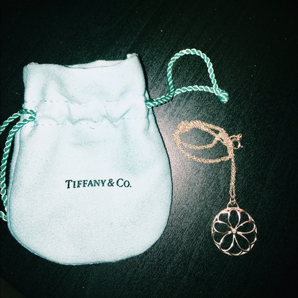 925 silver Tiffany&Co necklace with little baggy