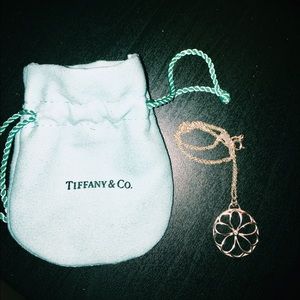 925 silver Tiffany&Co necklace with little baggy